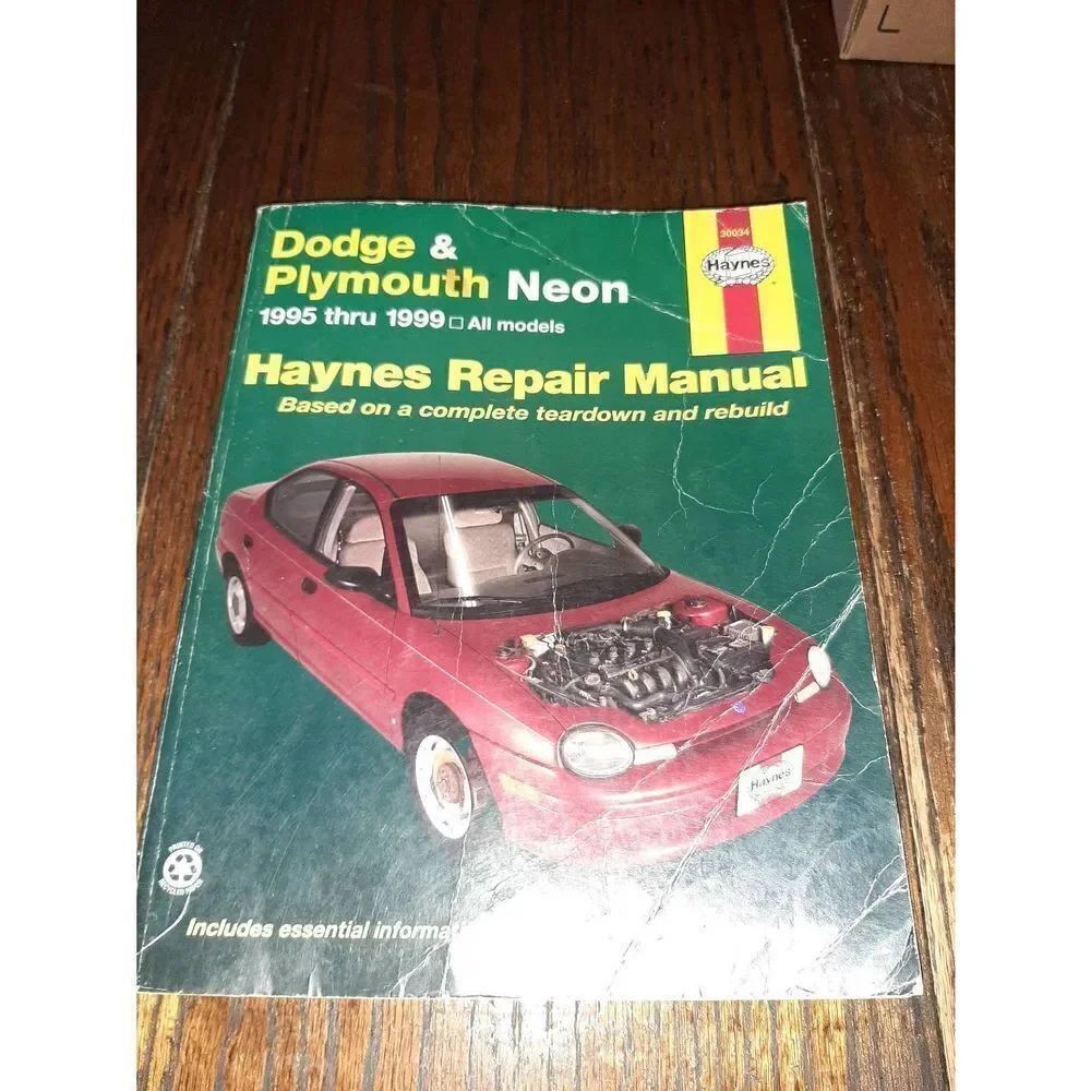 Used Haynes Repair Manual 1995-1999 Dodge Plymouth Neon